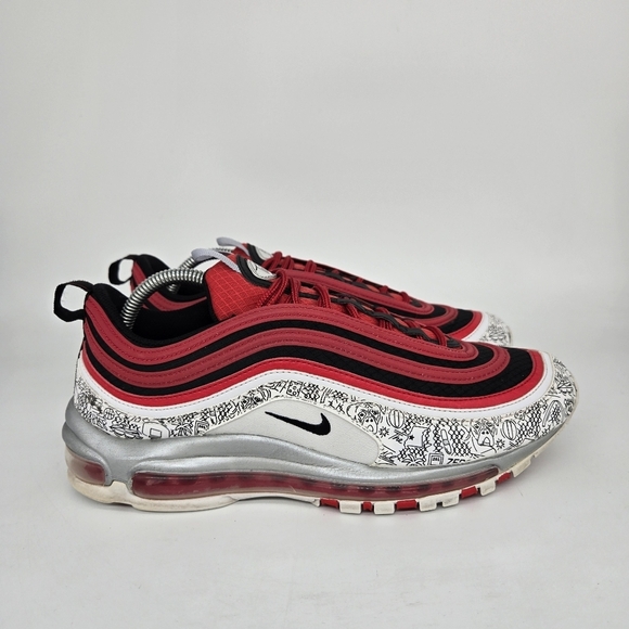 Nike Air Max 97 Jayson Tatum 'Saint Louis Roots' Men's Shoes Size 10 - Picture 3 of 8
